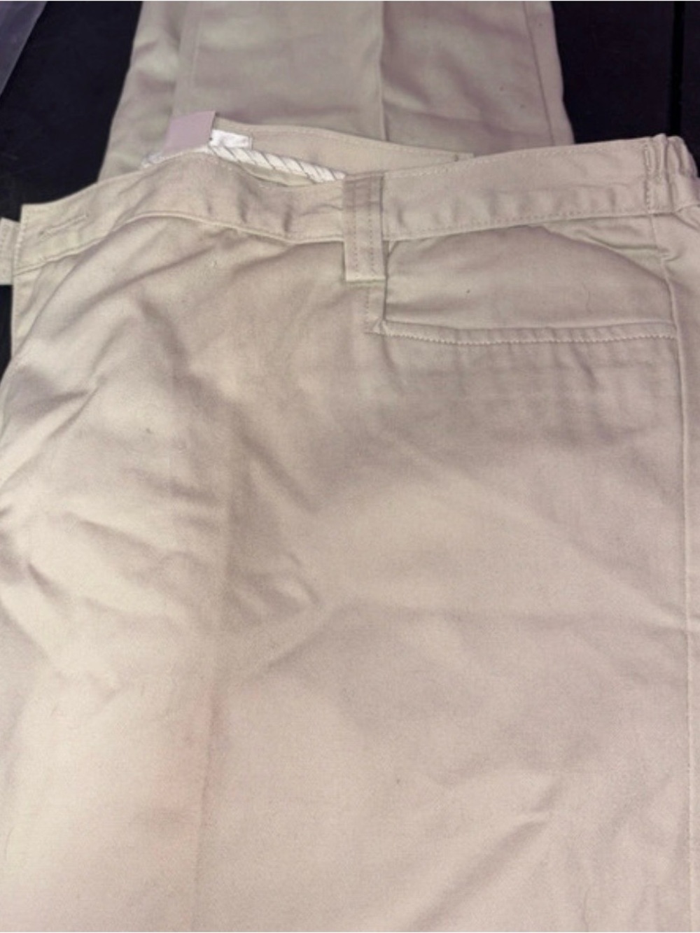 CJ Banks Tan Chino Pants - Classic Front Pocket Style